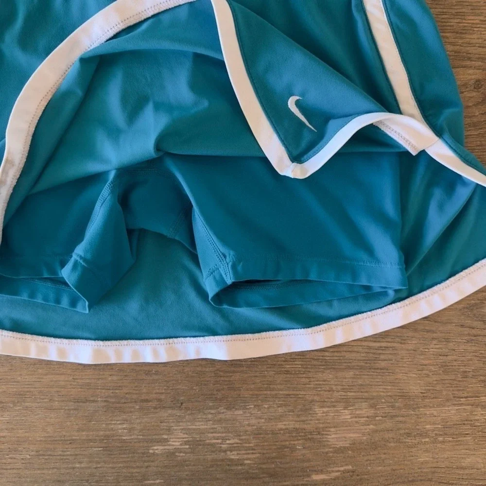 Nike Dri-FIT Tennis Golf Skort-Turquoise Blue-Lined-Pickleball Skirt-Size‎ XS - Picture 3 of 11